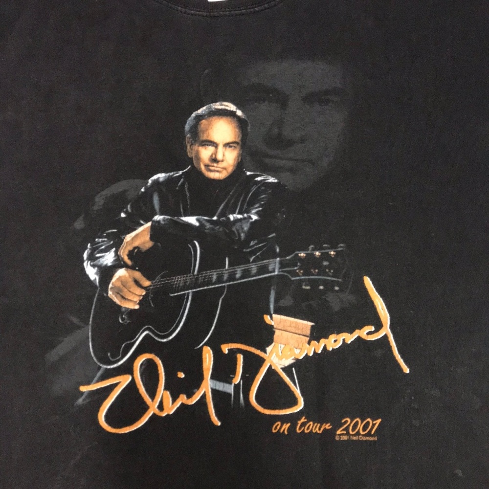 Neil Diamond On Tour 2001 T-Shirt